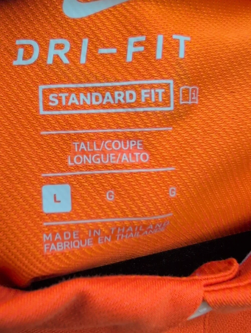 Nike Men's Dri-FIT Player Golf Polo  orange Size L NWT
